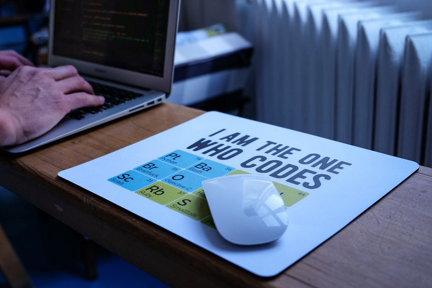 I am the one who codes | Mouse pad