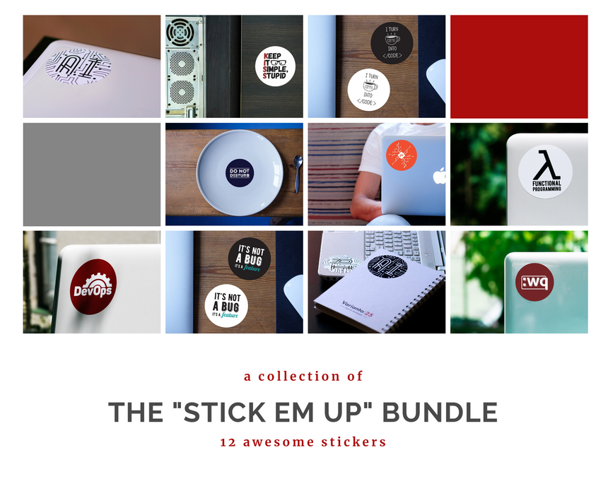 Stick 'Em Up Bundle: 12 Stickers