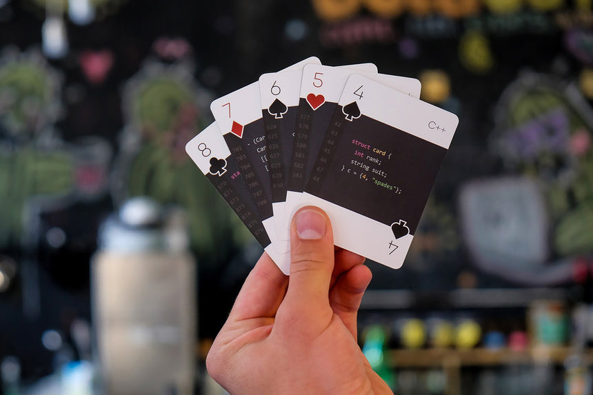 code:deck | plastic-coated | playing cards